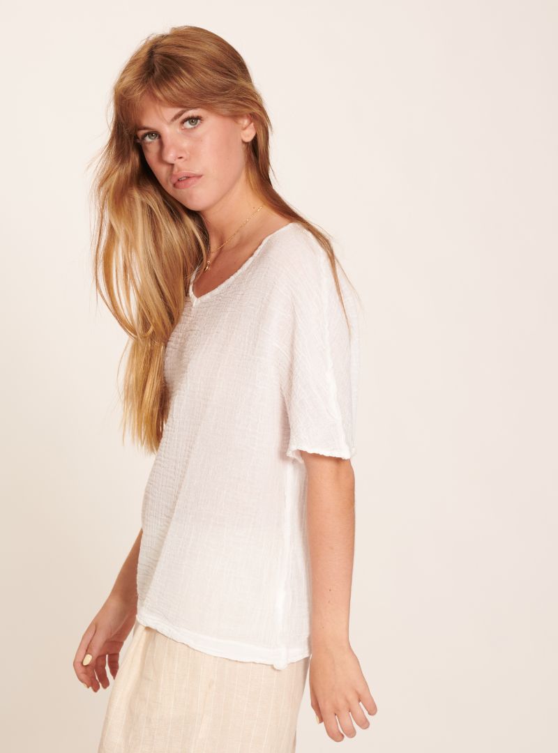 T-Shirt Roc Blanc